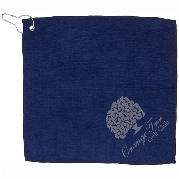300GSM Microfiber Golf Towel with Metal Grommet and Clip - 300GSM Microfiber Golf Towel with Metal Grommet and Clip - Image 35 of 38