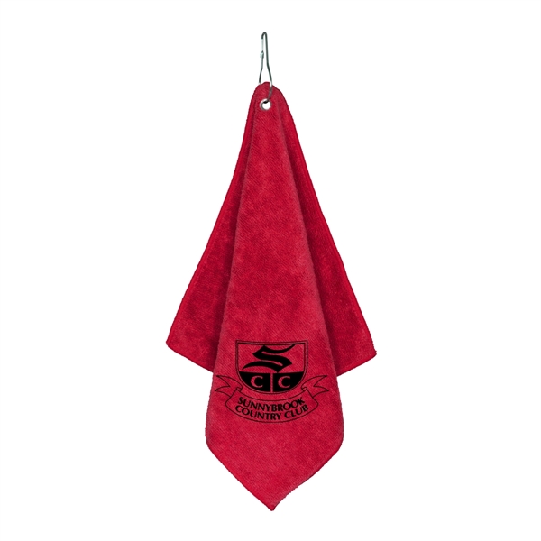 300GSM Microfiber Golf Towel with Metal Grommet and Clip - 300GSM Microfiber Golf Towel with Metal Grommet and Clip - Image 26 of 38