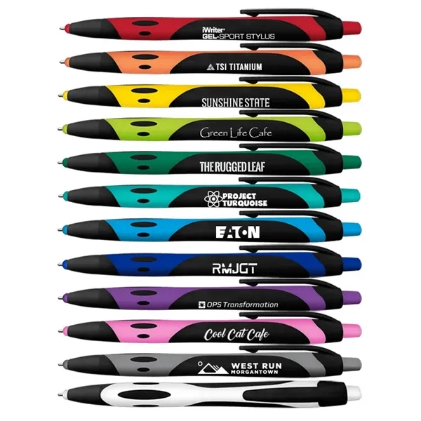iWriter® Gel-Sport Stylus - Soft Touch Rubberized Hybrid Ink