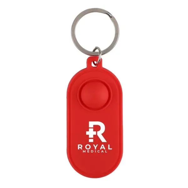 Silicone Stress Pop-it™ Keytag