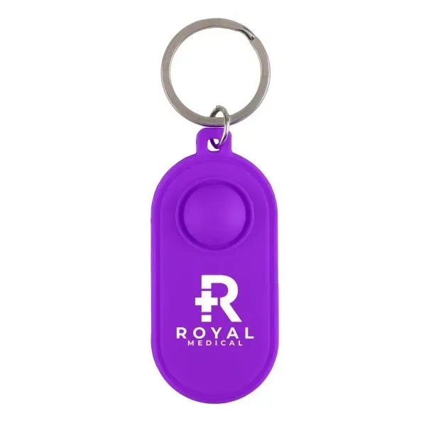 Silicone Stress Pop-it™ Keytag