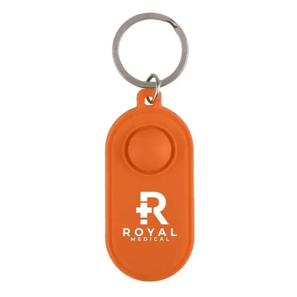 Silicone Stress Pop-it™ Keytag