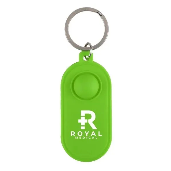 Silicone Stress Pop-it™ Keytag