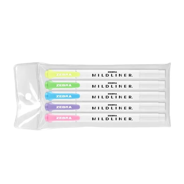 Zebra Mildliner Double Ended Highlighter & Marker - 5 ct.