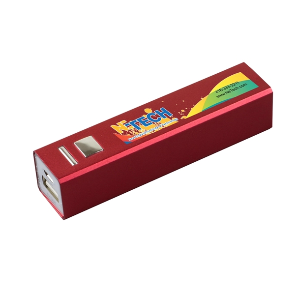 Custom UL Listed Aluminium 2200 mAh Lithium Ion Portable Power Bank
