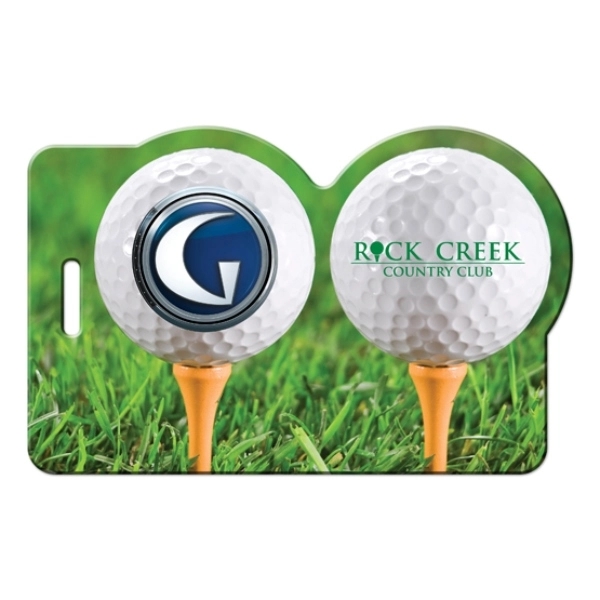 Golf Balls Luggage Tag