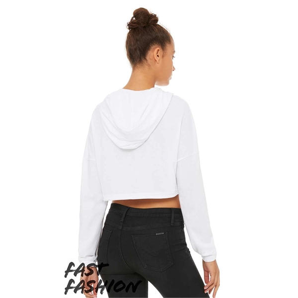 BELLA + CANVAS FWD Fashion Women's Cinched Cropped Hoodie - BELLA + CANVAS FWD Fashion Women's Cinched Cropped Hoodie - Image 3 of 9