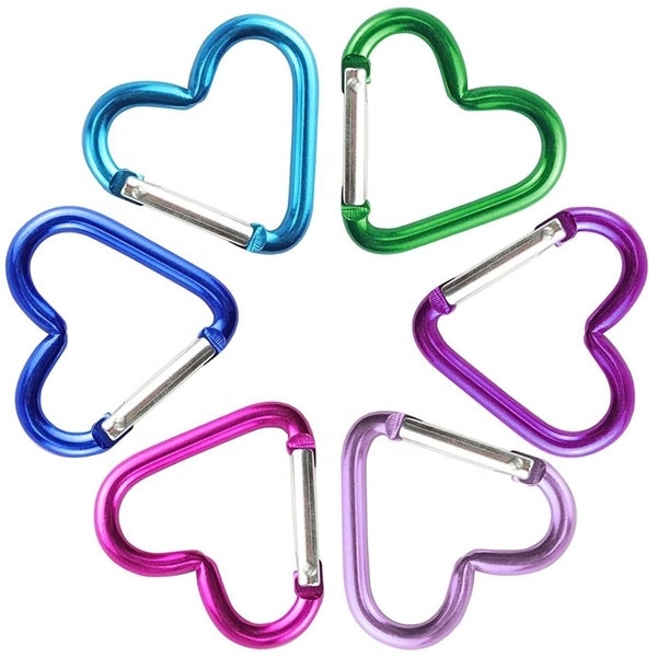 Heart Shape Aluminum Carabiner - Heart Shape Aluminum Carabiner - Image 2 of 5
