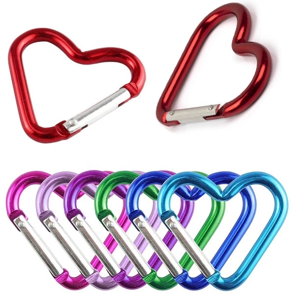 Heart Shape Aluminum Carabiner - Heart Shape Aluminum Carabiner - Image 3 of 5