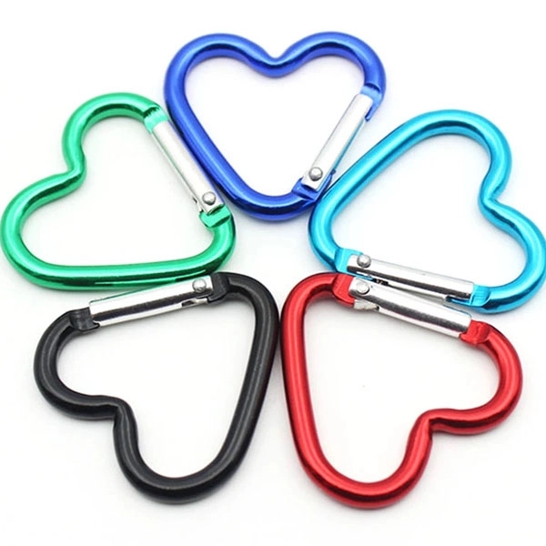 Heart Shape Aluminum Carabiner - Heart Shape Aluminum Carabiner - Image 4 of 5