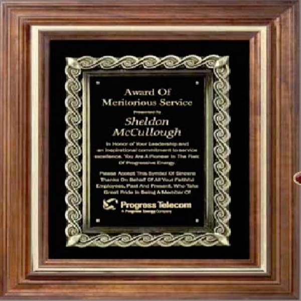 Walnut Plaque Frame - Walnut Plaque Frame - Image 0 of 0