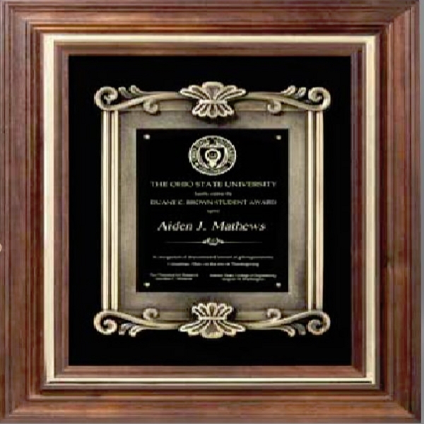 Walnut Plaque Frame - Walnut Plaque Frame - Image 0 of 0