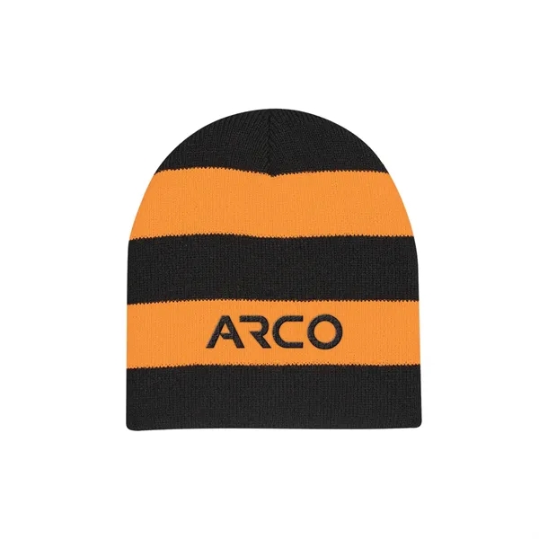 Rugby Stripe Knit Beanie