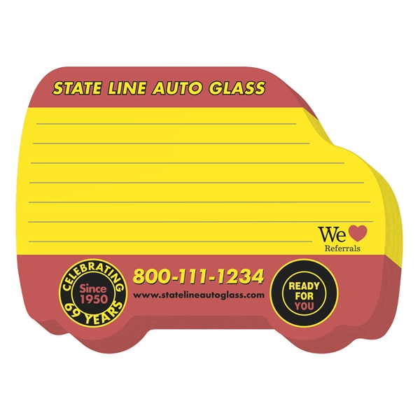 4" x 4" Die Cut Adhesive Notes