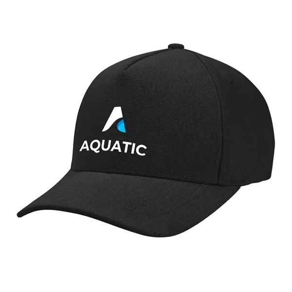 AWARE™ Recycled Cotton Cap with Leatherette Backstrap