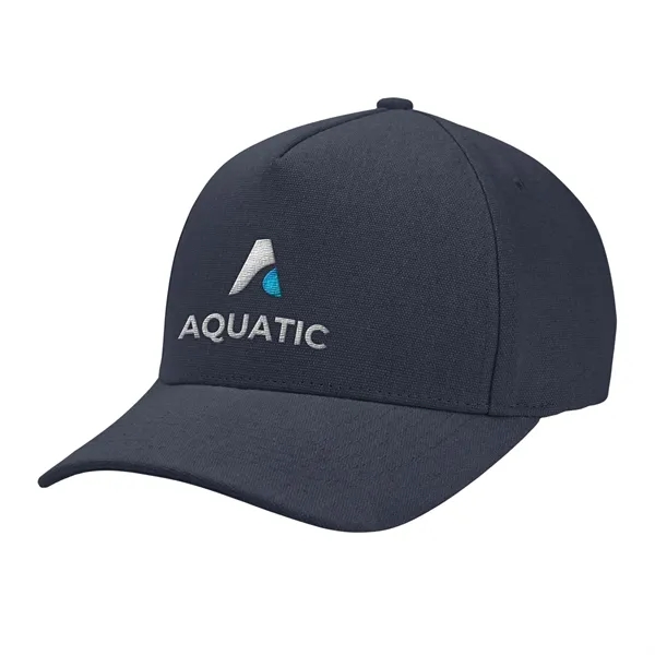 AWARE™ Recycled Cotton Cap with Leatherette Backstrap