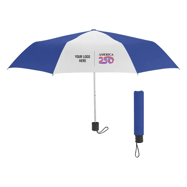 America250™ 42" Arc Budget Recycled Telescopic Umbrella