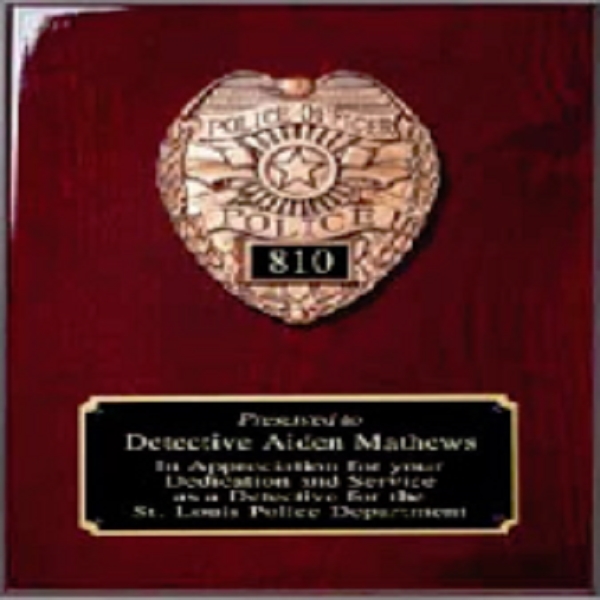 Rosewood Piano Finish Plaque - Rosewood Piano Finish Plaque - Image 0 of 0