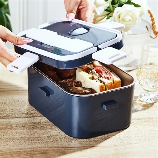 3 in 1 Portable Food Heated Electric Lunch Box Kits