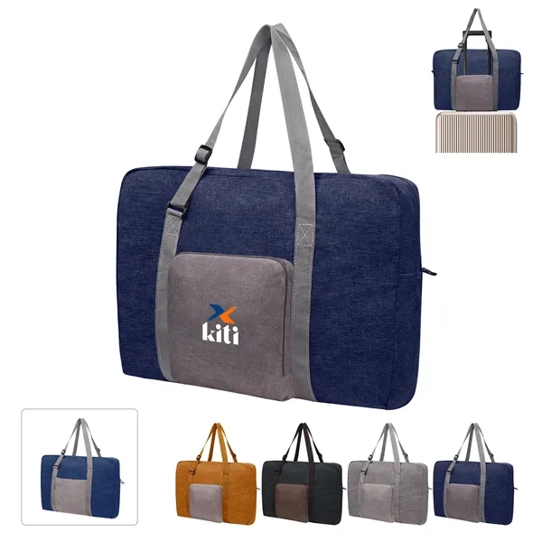 Collapsible Portable Travel Duffel Bag W/ Luggage Sleeve