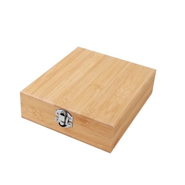 4 In 1 Wine Opener Set W/ Bamboo Gift Box
