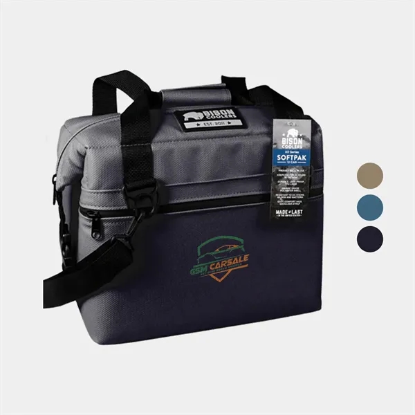 12-Can Bison® USA-Made SoftPak XD Cooler Bag 13" x 8" x 11"