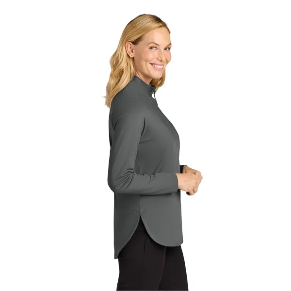 Port Authority Women's C-FREE Double Knit 1/4-Zip