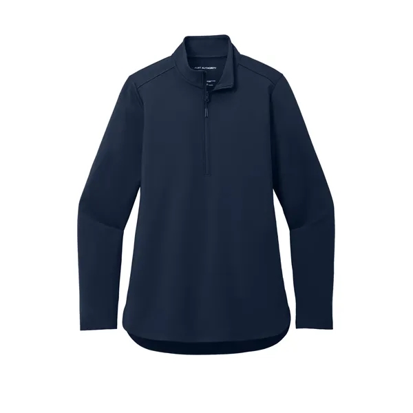 Port Authority Women's C-FREE Double Knit 1/4-Zip