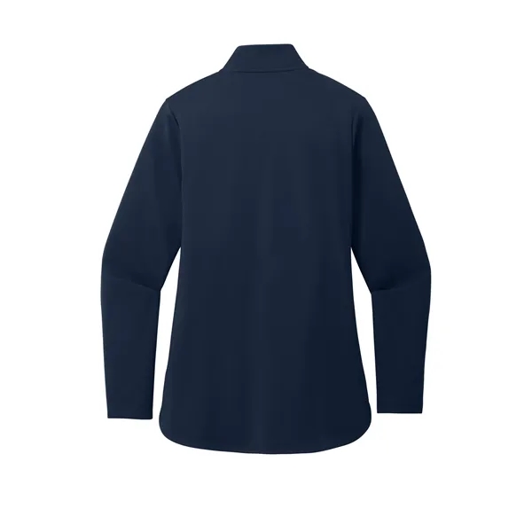 Port Authority Women's C-FREE Double Knit 1/4-Zip
