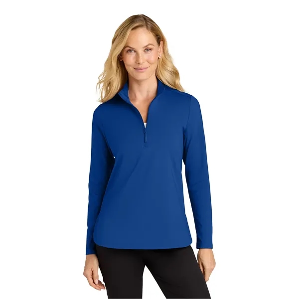 Port Authority Women's C-FREE Double Knit 1/4-Zip
