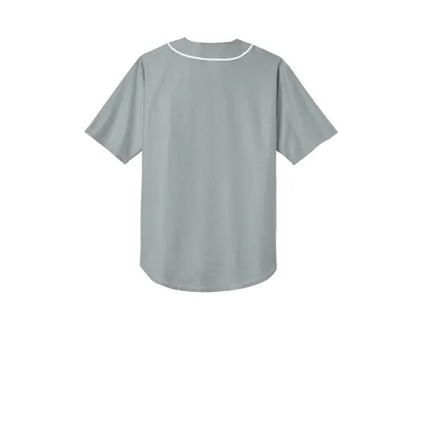 A4 Short Sleeve Full-Button Baseball Top
