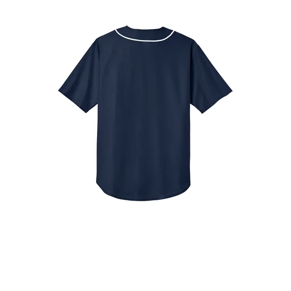 A4 Short Sleeve Full-Button Baseball Top