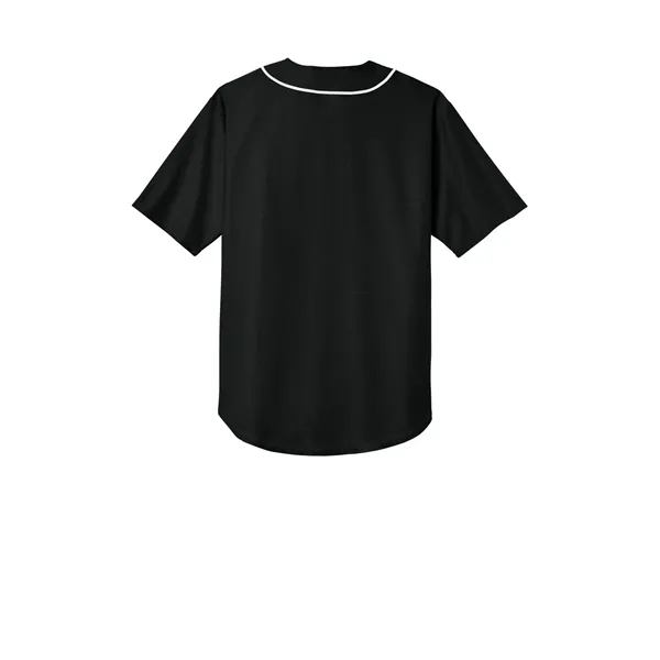 A4 Short Sleeve Full-Button Baseball Top