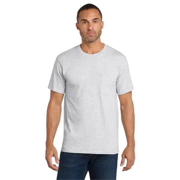 Port & Co Core Cotton Pocket Tee.