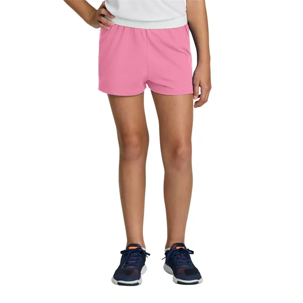 Sport-Tek Girls Jersey Knit Squad Short
