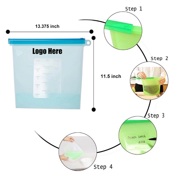 13" Silicone Fresh Food Pouch - 13" Silicone Fresh Food Pouch - Image 1 of 1