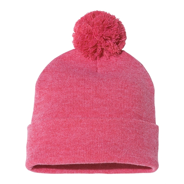 Sportsman 12" Pom-Pom Cuffed Beanie - Sportsman 12" Pom-Pom Cuffed Beanie - Image 45 of 103