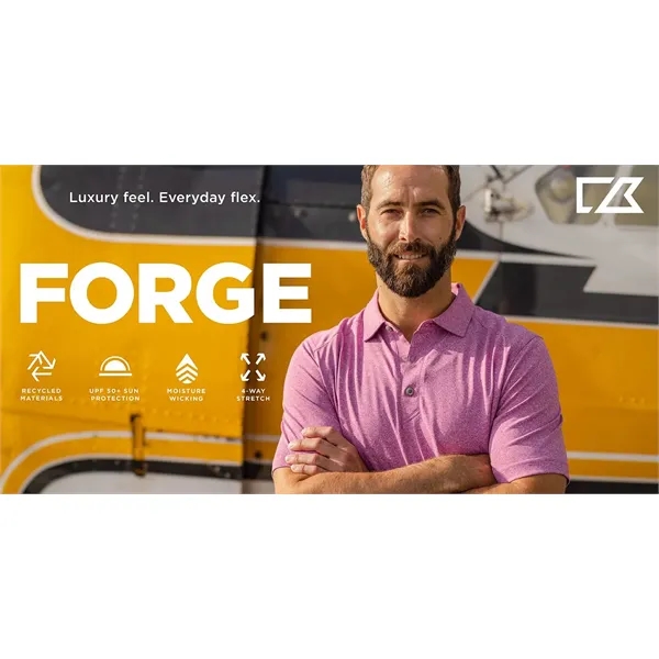 Cutter & Buck Forge Recycled Heather Stripe Four-Way Stre...
