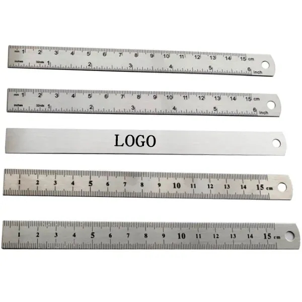 6" Stainless Steel Ruler - 6" Stainless Steel Ruler - Image 0 of 1