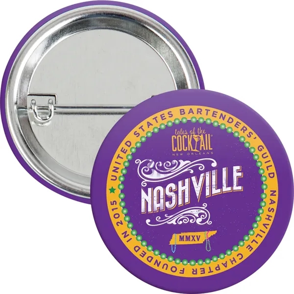 1 1/2" Laminated Round Safety Cello Buttons