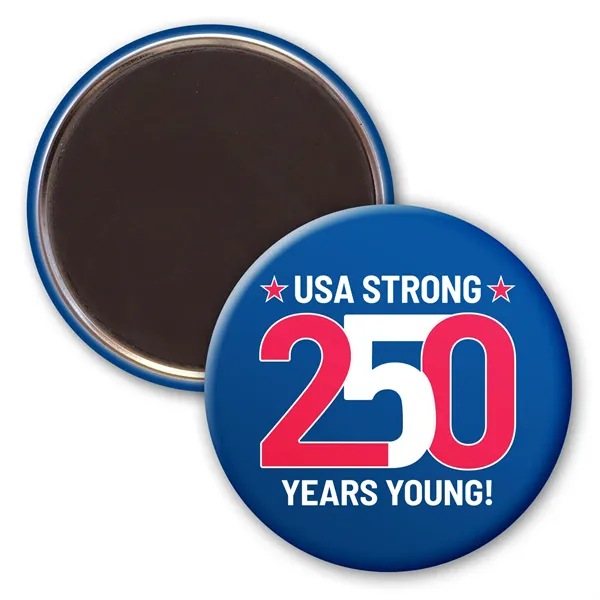 2-3/16 Diam Round Button w/ Magnet
