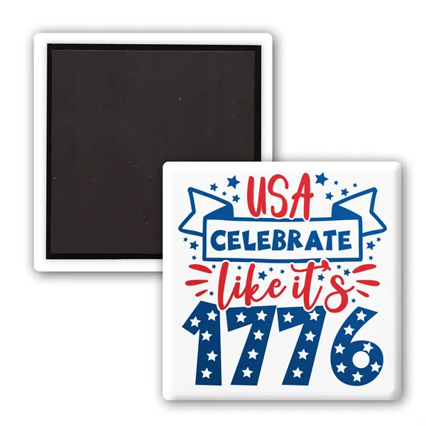 Square Button w/ Magnet