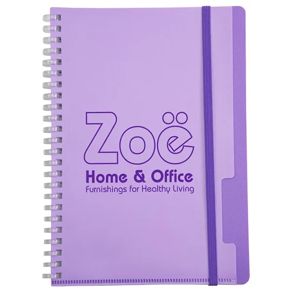 Arcadia Soft Spiral Notebook with Front Pocket