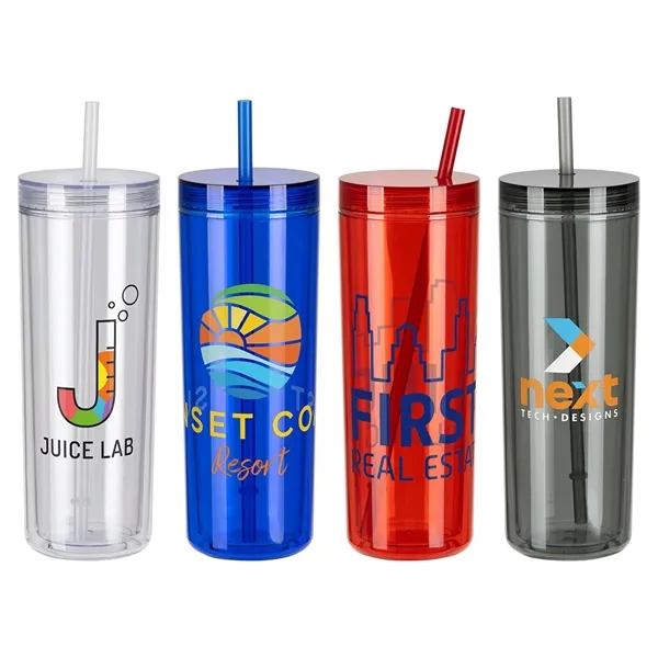 Arden 16 oz Recycled Acrylic Straw Tumbler
