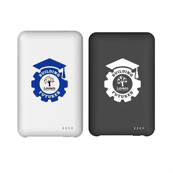 UL Listed 5,000 mAh Power Bank With Cables