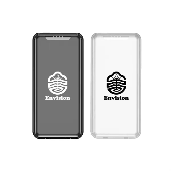 Custom UL Listed 10,000 mAh Power Bank With Cables