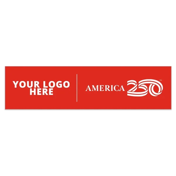 America 250 TM Digital Full Color Vinyl Bumper Sticker(3"x11