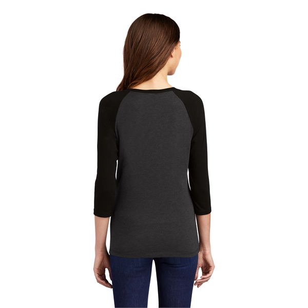 District Women's Perfect Tri 3/4-Sleeve Raglan. - District Women's Perfect Tri 3/4-Sleeve Raglan. - Image 6 of 45