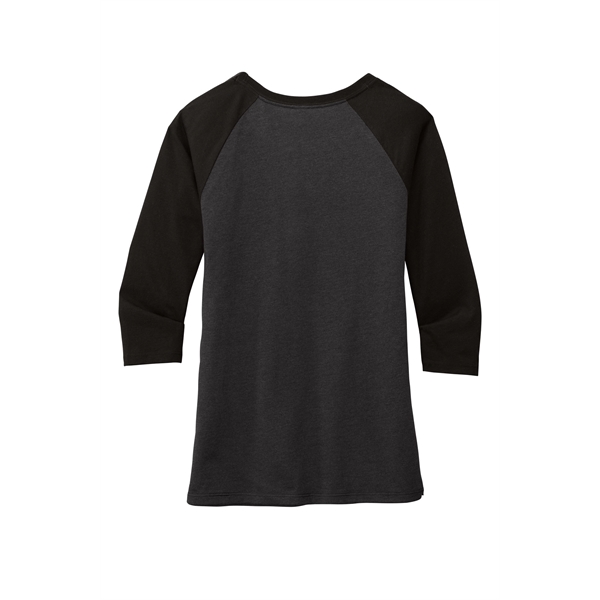 District Women's Perfect Tri 3/4-Sleeve Raglan. - District Women's Perfect Tri 3/4-Sleeve Raglan. - Image 9 of 45