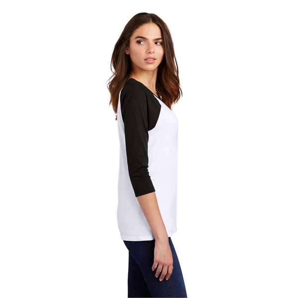 District Women's Perfect Tri 3/4-Sleeve Raglan. - District Women's Perfect Tri 3/4-Sleeve Raglan. - Image 12 of 45
